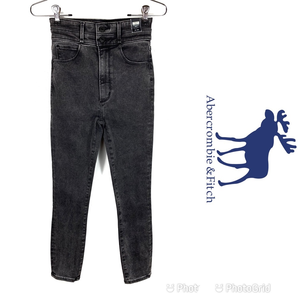 NWT ABERCROMBIE & FITCH Ultra High Rise 00S $206!